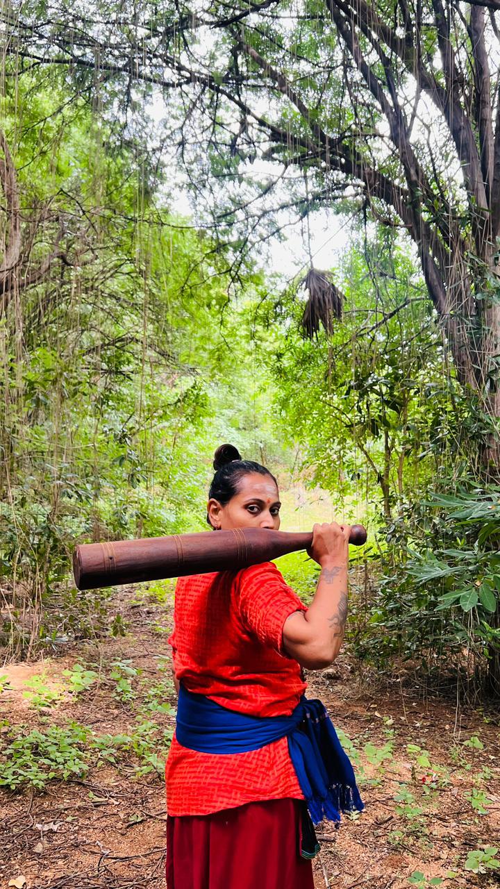Karala Kattai training outdoors